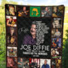 Joe Diffie Quilt Blanket Fan Gift Thank You For Your Memories 5