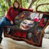 Joker The Clown Premium Quilt Blanket Movie Home Decor Custom For Fans 11