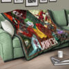 Joker The Clown Premium Quilt Blanket Movie Home Decor Custom For Fans 17