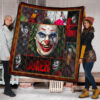 Joker The Clown Premium Quilt Blanket Movie Home Decor Custom For Fans 1