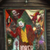 Joker The Clown Premium Quilt Blanket Movie Home Decor Custom For Fans 7