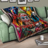 Joker The Clown Premium Quilt Blanket Movie Home Decor Custom For Fans 17