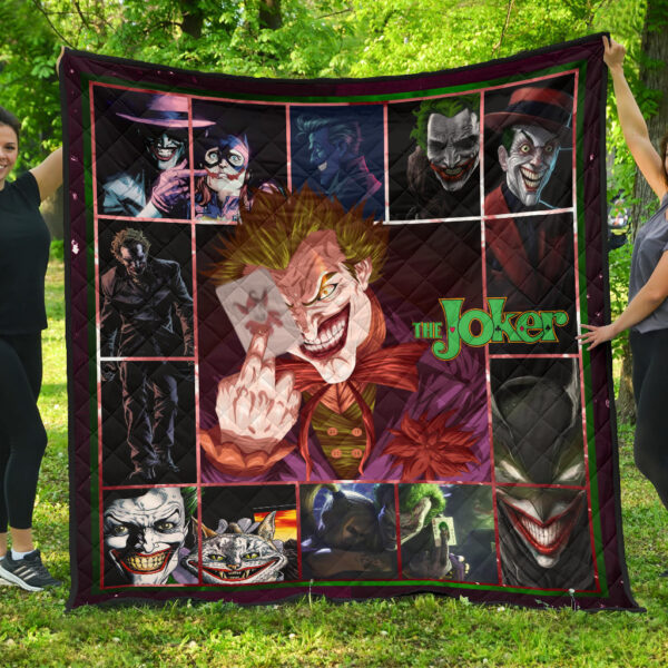 Joker The Clown Premium Quilt Blanket Movie Home Decor Custom For Fans