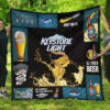 Keystone Light Quilt Blanket All I Need Is Beer Gift Idea 1