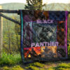 King T'Challa Black Panther Premium Quilt Blanket Movie Home Decor Custom For Fans 13