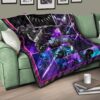 King T'Challa Black Panther Premium Quilt Blanket Movie Home Decor Custom For Fans 17