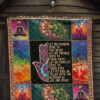 Let No Sadness Come To This Heart Yoga Quilt Blanket Gift Idea 3