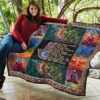 Let No Sadness Come To This Heart Yoga Quilt Blanket Gift Idea 7