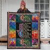 Let No Sadness Come To This Heart Yoga Quilt Blanket Gift Idea 21