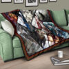 Levi Ackerman Attack On Titan Premium Quilt Blanket Anime Home Decor Custom For Fans 17