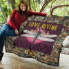 Love Divine Dragonfly Quilt Blanket Beautiful Gift Idea 7