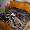 Love Premium Quilt - Introvert Skeleton Wearing Headphone Love Patterns Quilt Blanket 19