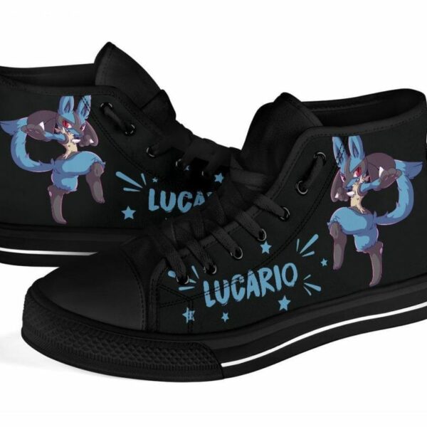 Lucario Sneakers High Top Shoes Gift Idea