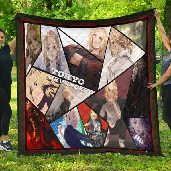 Manjiro Sano Mikey Tokyo Revengers Premium Quilt Blanket Anime Home Decor Custom For Fans