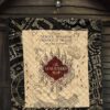Marauders Map Quilt Blanket For Harry Potter Fan Gift 7