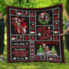 Merry Christmas Jack & Sally Quilt Blanket Xmas Gift 1