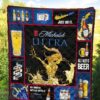 Michelob Ultra Quilt Blanket All I Need Is Beer Fan Gift 5