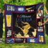 Michelob Ultra Quilt Blanket All I Need Is Beer Fan Gift 1