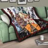 Mikasa Ackerman Attack On Titan Premium Quilt Blanket Anime Home Decor Custom For Fans 17
