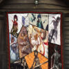Mikasa Ackerman Attack On Titan Premium Quilt Blanket Anime Home Decor Custom For Fans 7