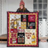 Miller High Life Quilt Blanket Funny Gift For Beer Lover 3