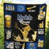 Modelo Especial Quilt Blanket All I Need Is Beer Gift Idea 5