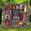 Mommy Dachshund Quilt Blanket 1