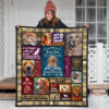 Mommy Golden Retriever Quilt Blanket 3