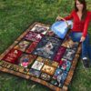 Mommy Pit Bull Quilt Blanket 9