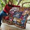 Mommy Pit Bull Quilt Blanket 11