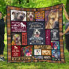 Mommy Pit Bull Quilt Blanket 1