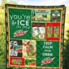 Mountain Dew Quilt Blanket For Soft Drink Lover 5