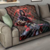 Naruto Anime Itachi Sasuke Uchiha Fighting Premium Quilt Blanket 15