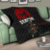 Naruto Anime Itachi Uchiha Crow Fading Silhouette Premium Quilt Blanket 15