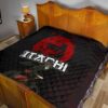 Naruto Anime Itachi Uchiha Crow Fading Silhouette Premium Quilt Blanket 17