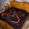 Naruto Anime Itachi Uchiha Power Crow Fading Premium Quilt Blanket 19