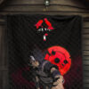 Naruto Anime Itachi Uchiha Spy Akatsuki Members Silhouette Premium Quilt Blanket 7