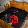 Naruto Anime Itachi Uchiha Spy Akatsuki Members Silhouette Premium Quilt Blanket 19