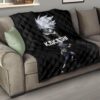 Naruto Anime Kakashi Hatake Sharingan Copy Ninja Black Premium Quilt Blanket 15