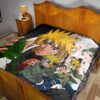 Naruto Anime Minato Konoha Hokage Kunai Fighting Premium Quilt Blanket 19