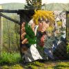 Naruto Anime Minato Konoha Hokage Kunai Fighting Premium Quilt Blanket 13