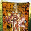 Naruto Anime Naruto Bijuu Mode Manga Background Premium Quilt Blanket 5