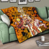 Naruto Anime Naruto Bijuu Mode Manga Background Premium Quilt Blanket 17