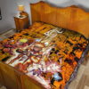 Naruto Anime Naruto Bijuu Mode Manga Background Premium Quilt Blanket 19