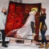 Naruto Anime Naruto Hokage Battle Moments Background Premium Quilt Blanket 1