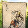 Naruto Anime Naruto Rasengan Power Black Painting Artwork Premium Quilt Blanket 5