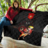 Naruto Anime Naruto Sage Mode With Four Tails Naruto Premium Quilt Blanket 11