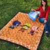 Naruto Anime Premium Quilt - Cute Chibi Team 7 Naruto Sasuke Sakura Finger Jutsu Quilt Blanket 9