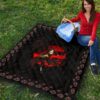 Naruto Anime Premium Quilt - Itachi After Reincarnation Red Moon Akatsuki Cloud Quilt Blanket 9