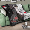 Naruto Anime Premium Quilt - Itachi And Susuke Uchiha Clan Back To Back Quilt Blanket 17